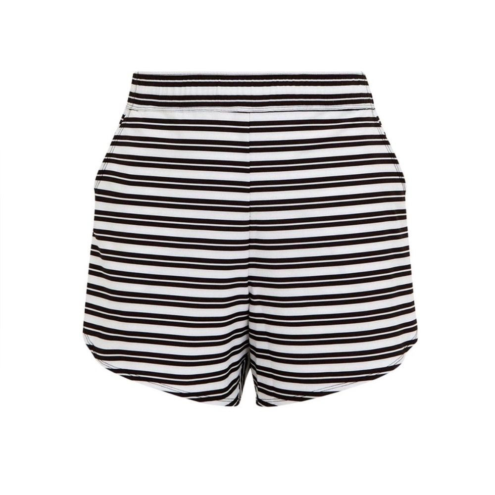 Torrid women’s Black & White Striped crepe 5" Coverup/swim Shorts Plus sz 3 - Picture 1 of 9